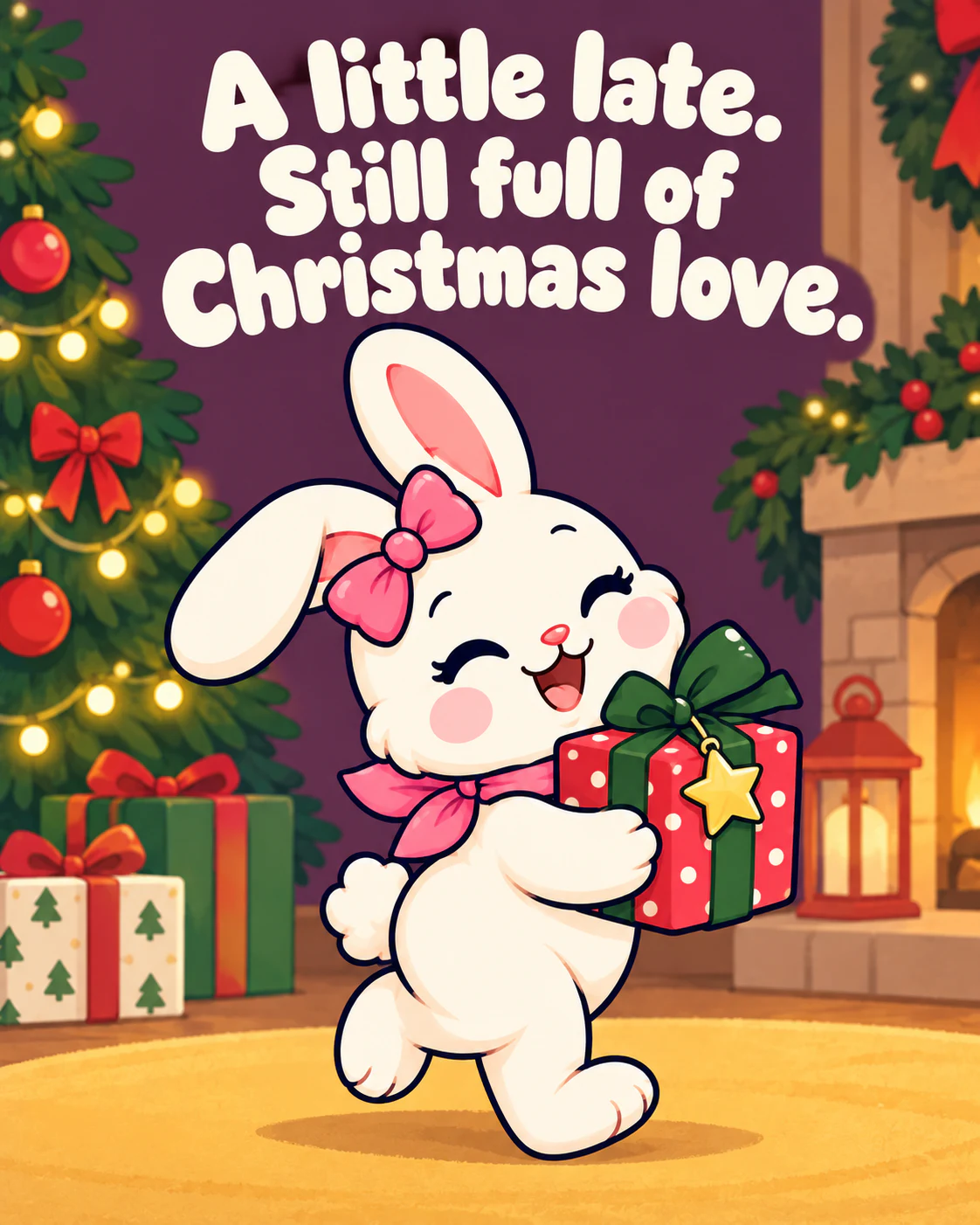 A little late. Still full of Christmas love.