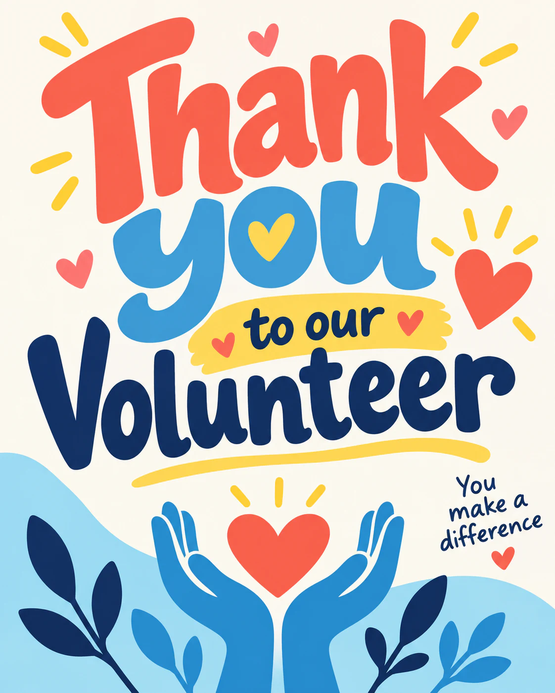 Thank you ecard for volunteer