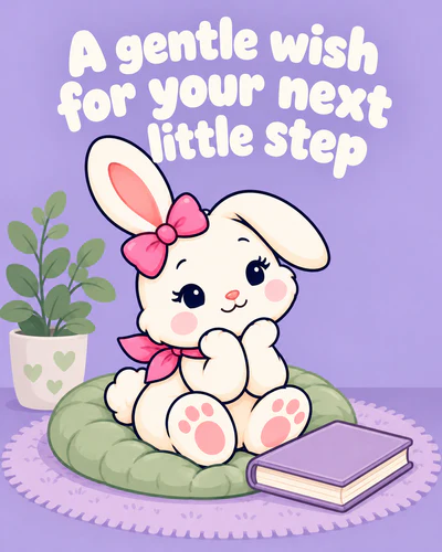 A gentle wish for your next little step