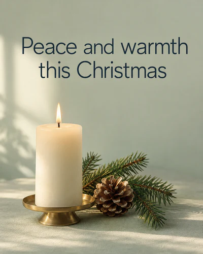Peace and warmth this Christmas