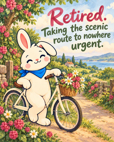 Retired. Taking the scenic route to nowhere urgent.