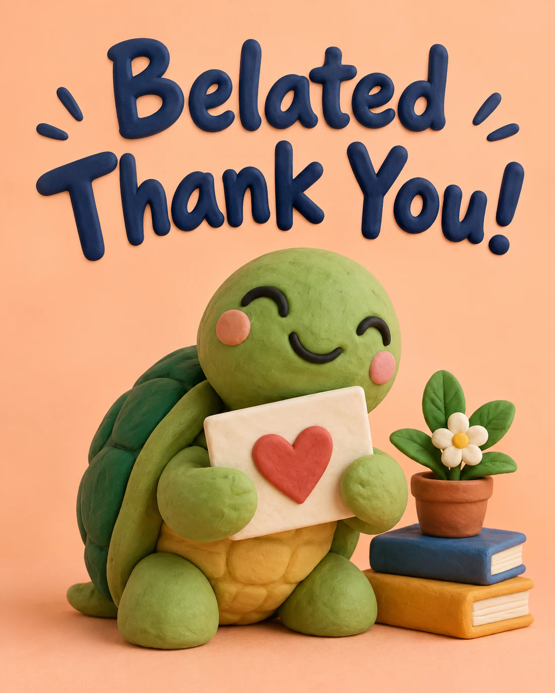 Belated thank you ecard