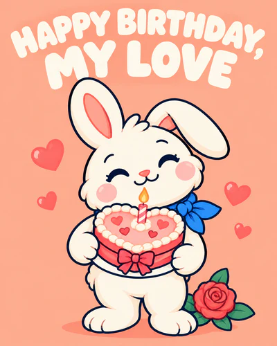HAPPY BIRTHDAY, MY LOVE
