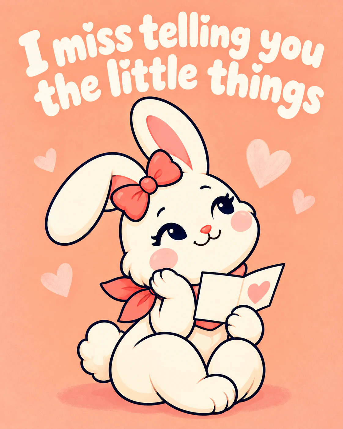 I miss telling you the little things