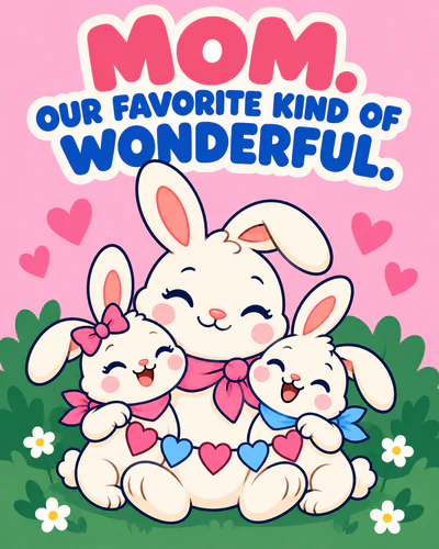 MOM. OUR FAVORITE KIND OF WONDERFUL.
