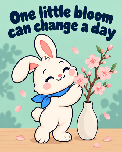 One little bloom can change a day