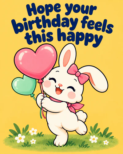 Hope your birthday feels this happy