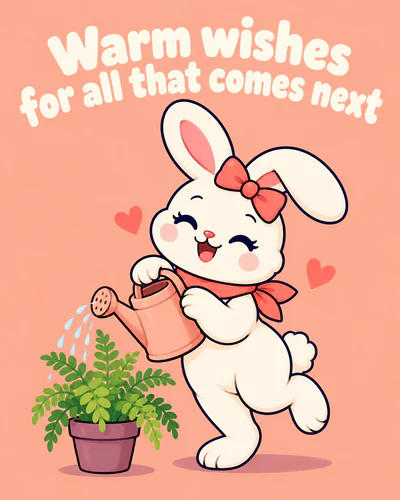 Warm wishes for all that comes next