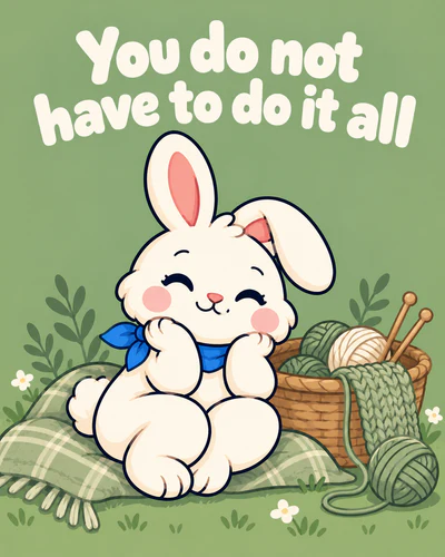 You do not have to do it all