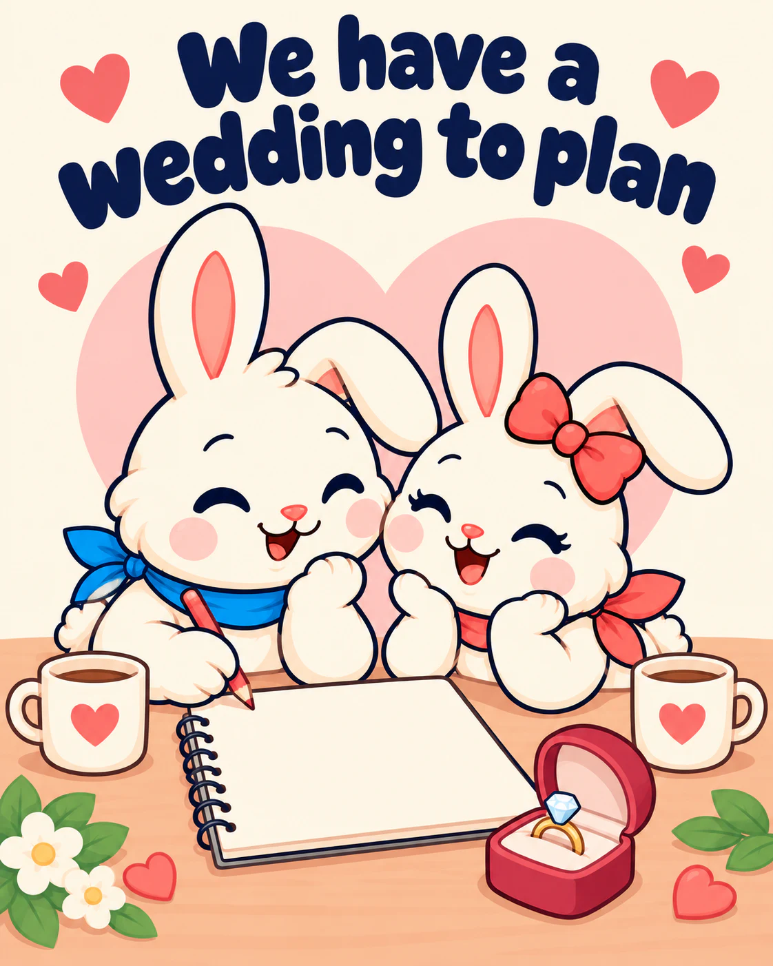 We have a wedding to plan