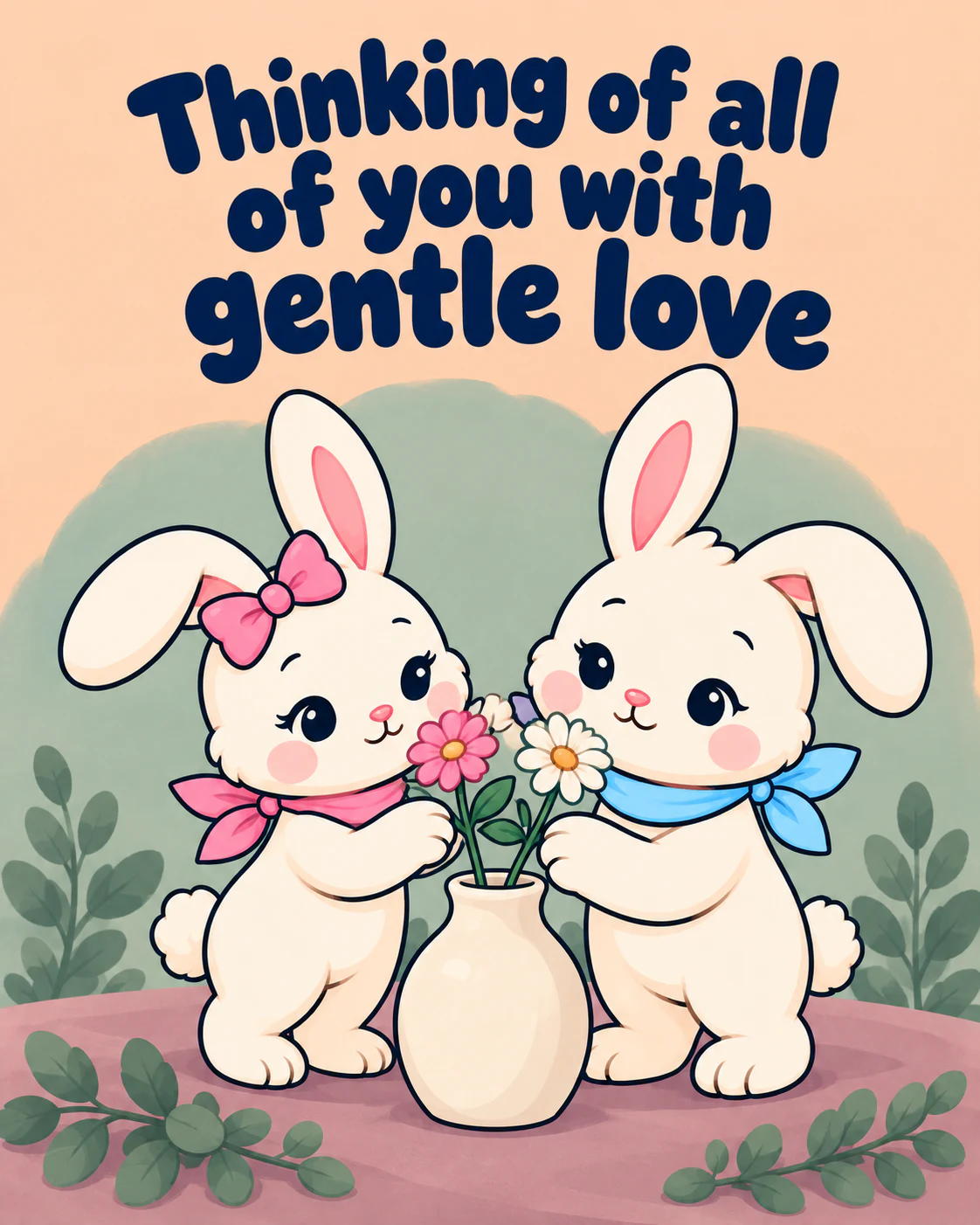 Thinking of all of you with gentle love