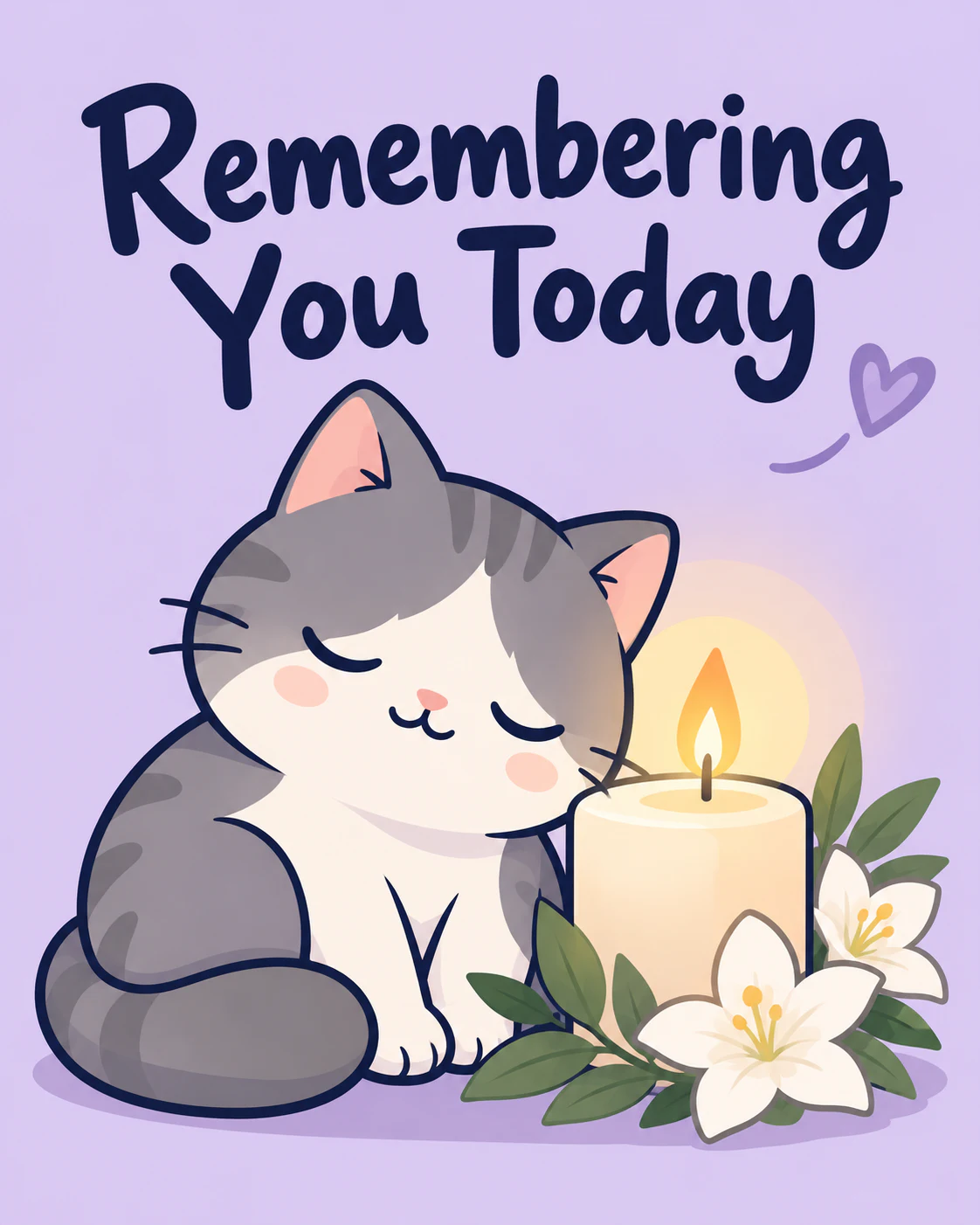 Death anniversary ecard