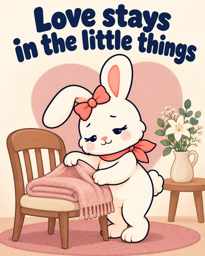 Love stays in the little things