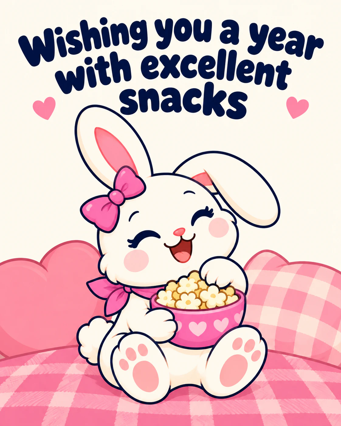 Wishing you a year with excellent snacks