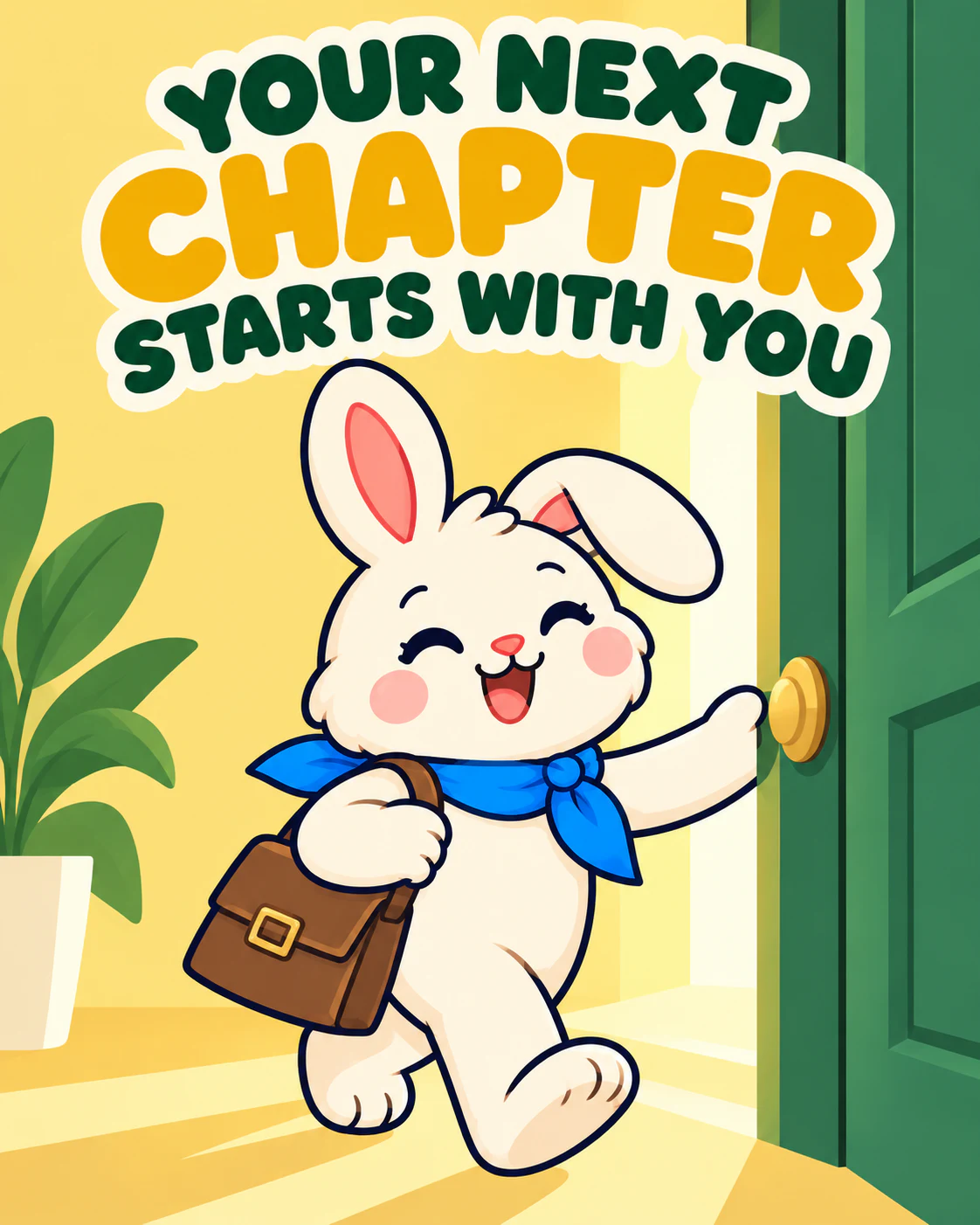 YOUR NEXT CHAPTER STARTS WITH YOU