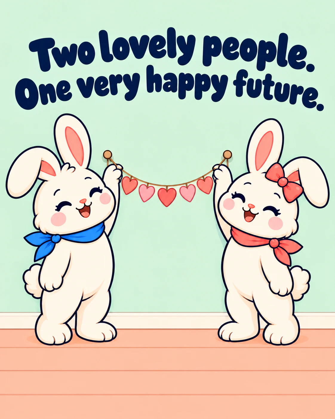 Two lovely people. One very happy future.