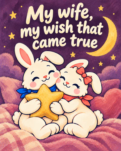 My wife, my wish that came true