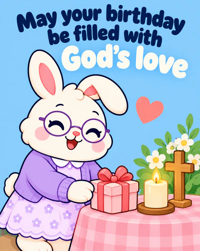 May your birthday be filled with God's love