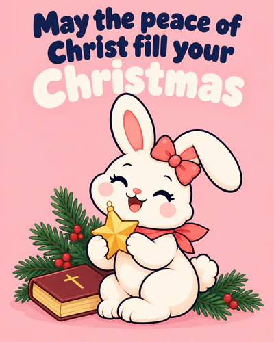 May the peace of Christ fill your Christmas