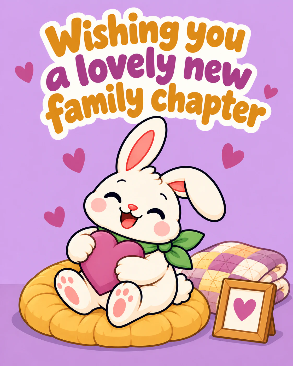 Wishing you a lovely new family chapter