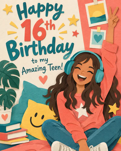Happy 16th birthday to an amazing teen