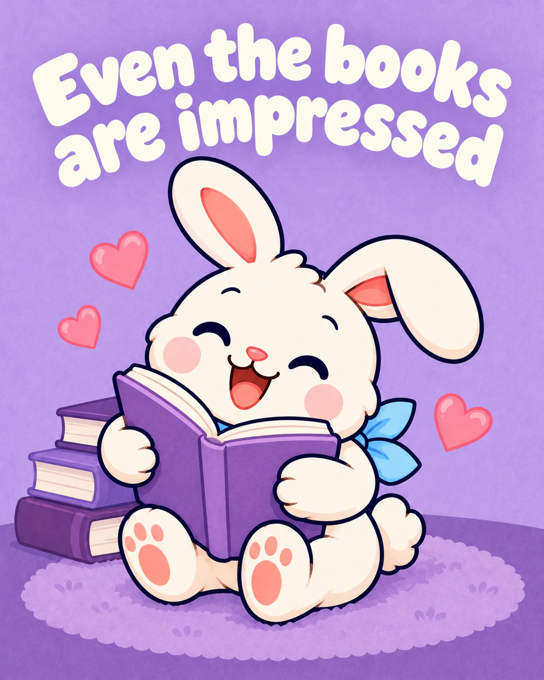 Even the books are impressed