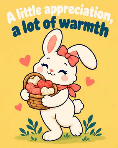 A little appreciation, a lot of warmth