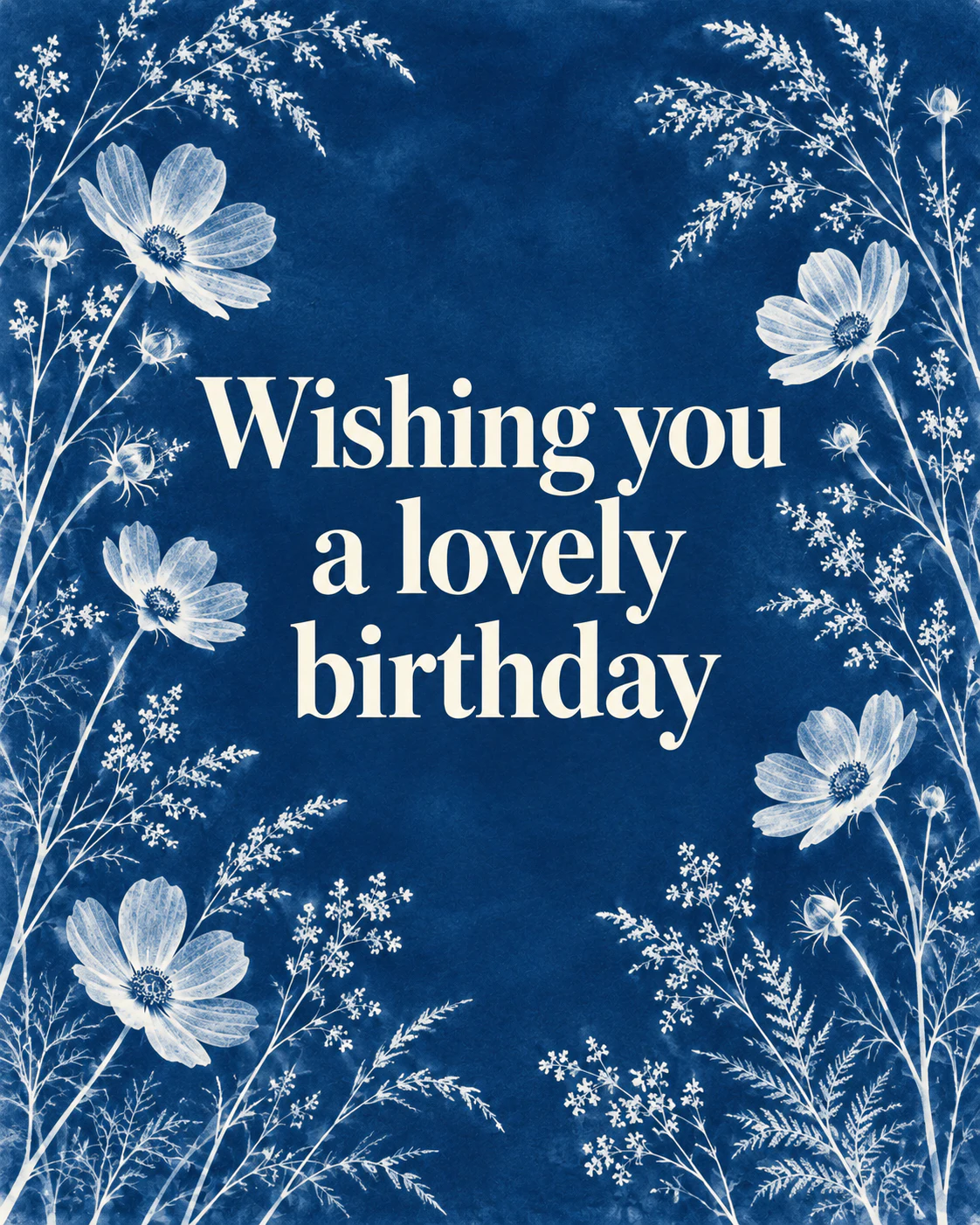 Wishing you a lovely birthday