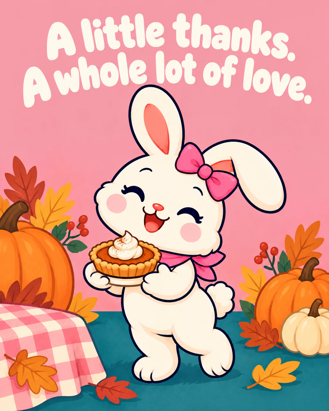 A little thanks. A whole lot of love.