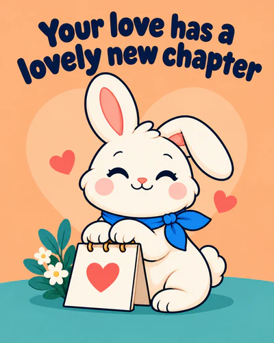 Your love has a lovely new chapter