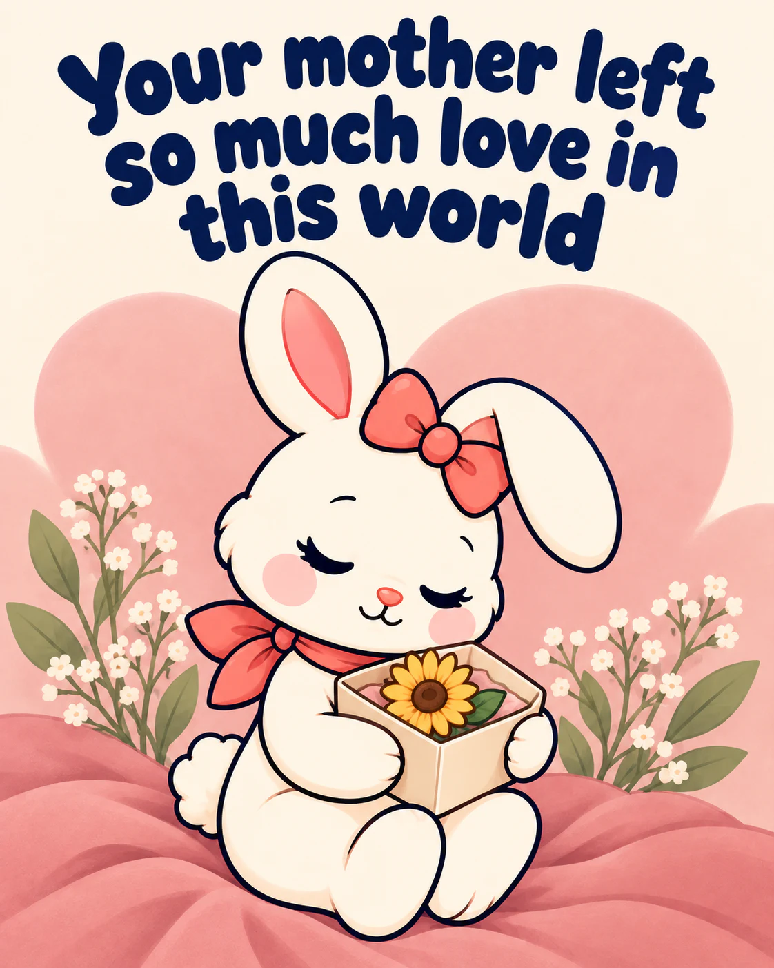 Your mother left so much love in this world