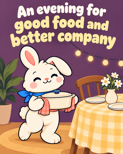An evening for good food and better company