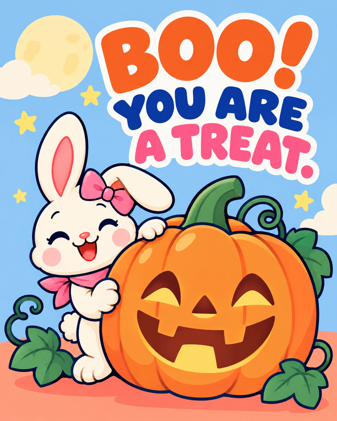 BOO! YOU ARE A TREAT.