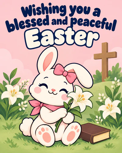 Wishing you a blessed and peaceful Easter