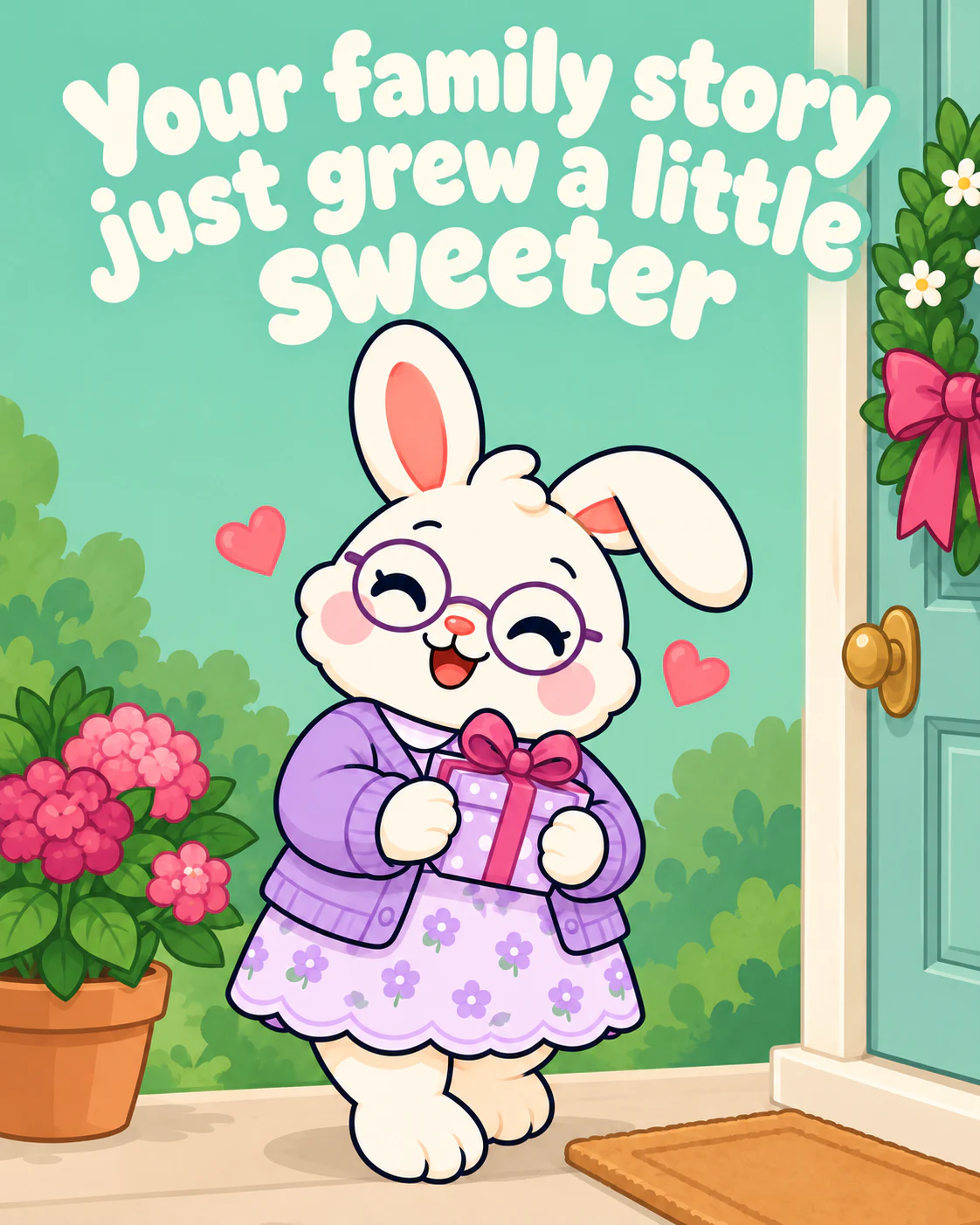 Your family story just grew a little sweeter