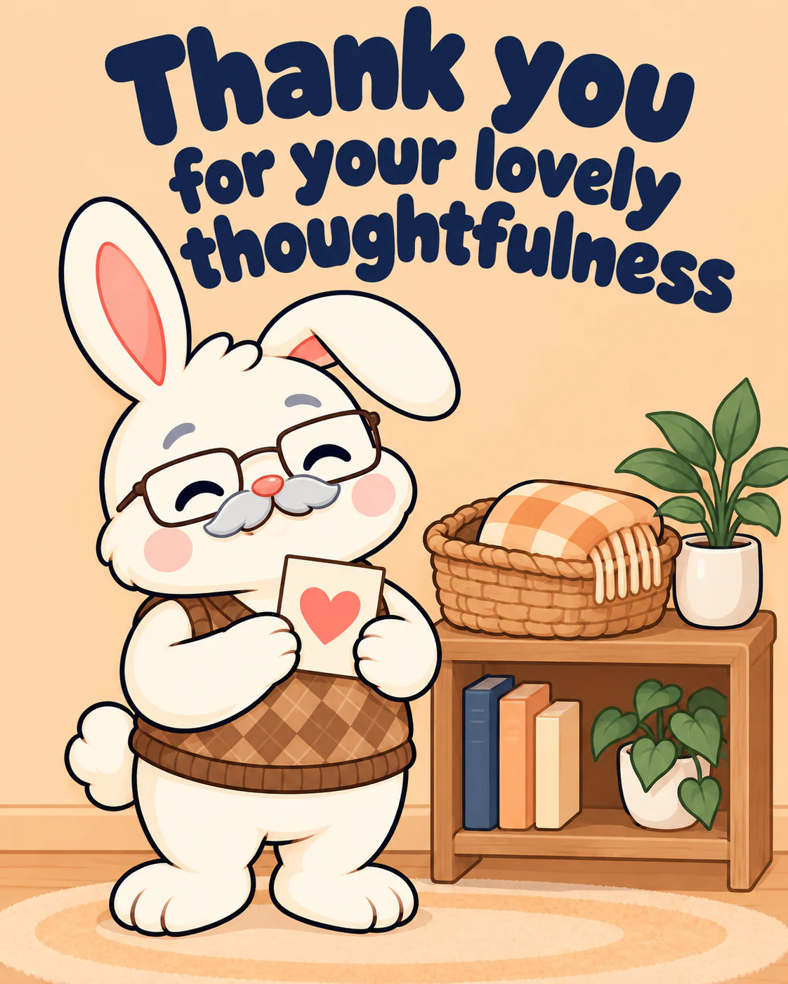 Thank you for your lovely thoughtfulness