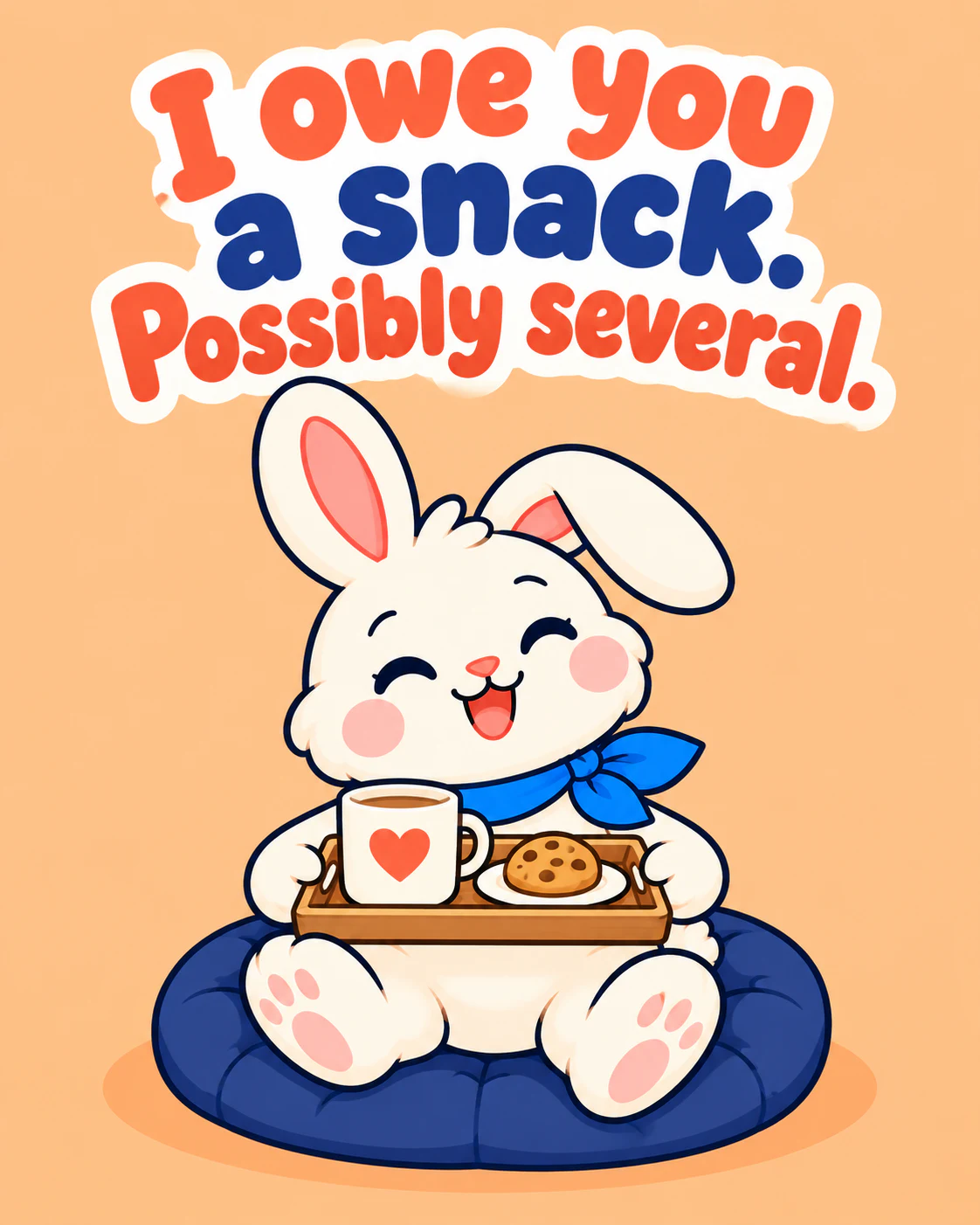 I owe you a snack. Possibly several.