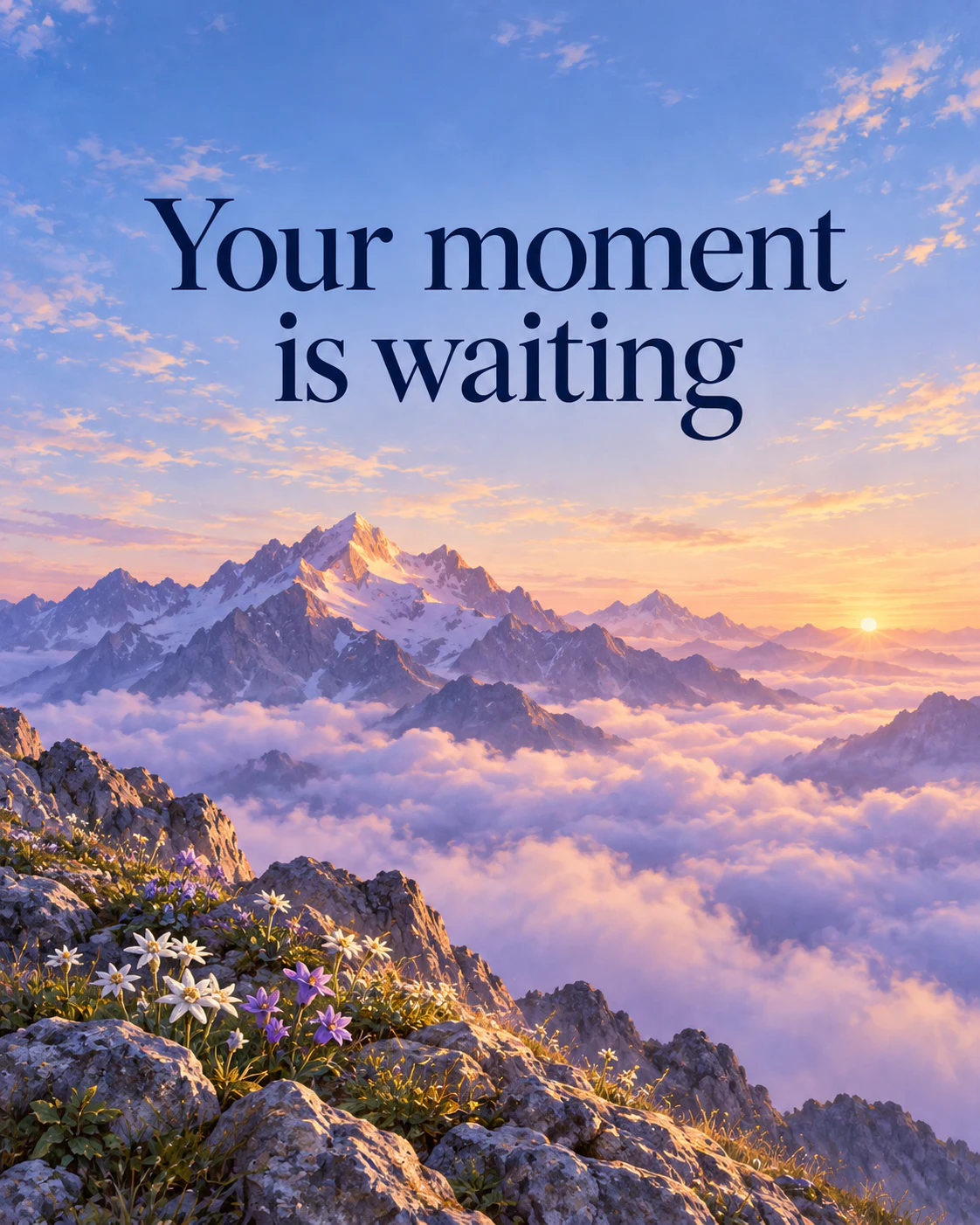 Your moment is waiting