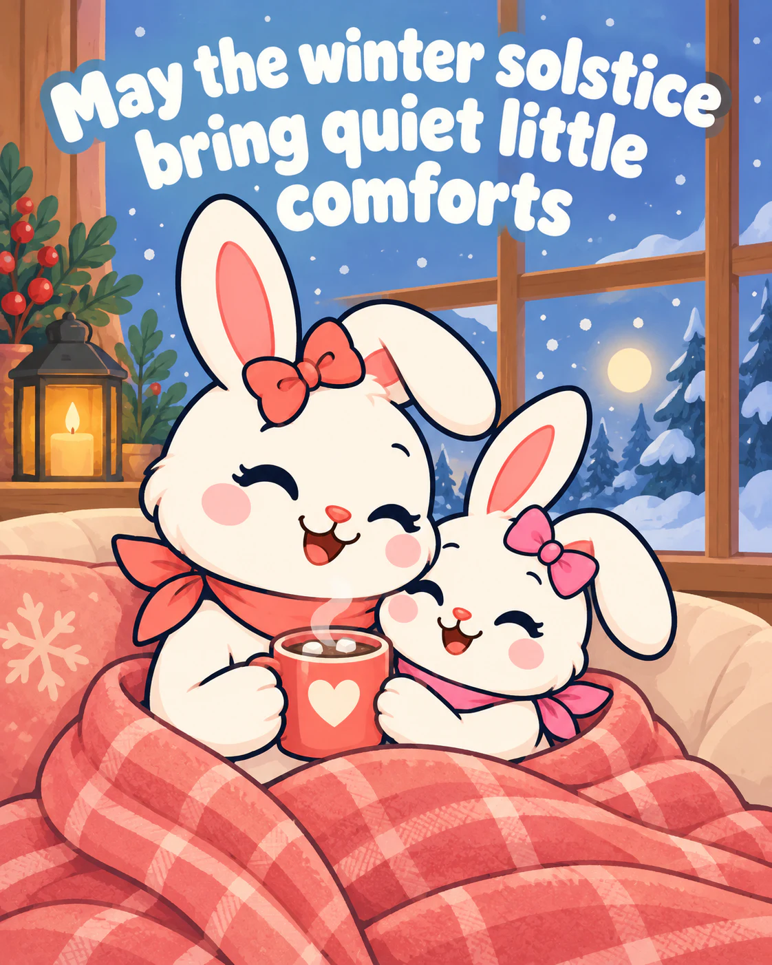 May the winter solstice bring quiet little comforts