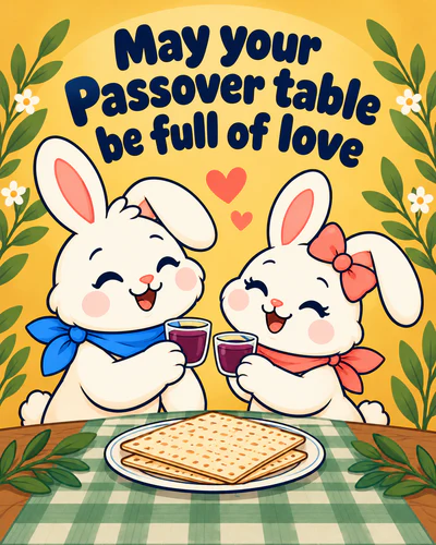 May your Passover table be full of love