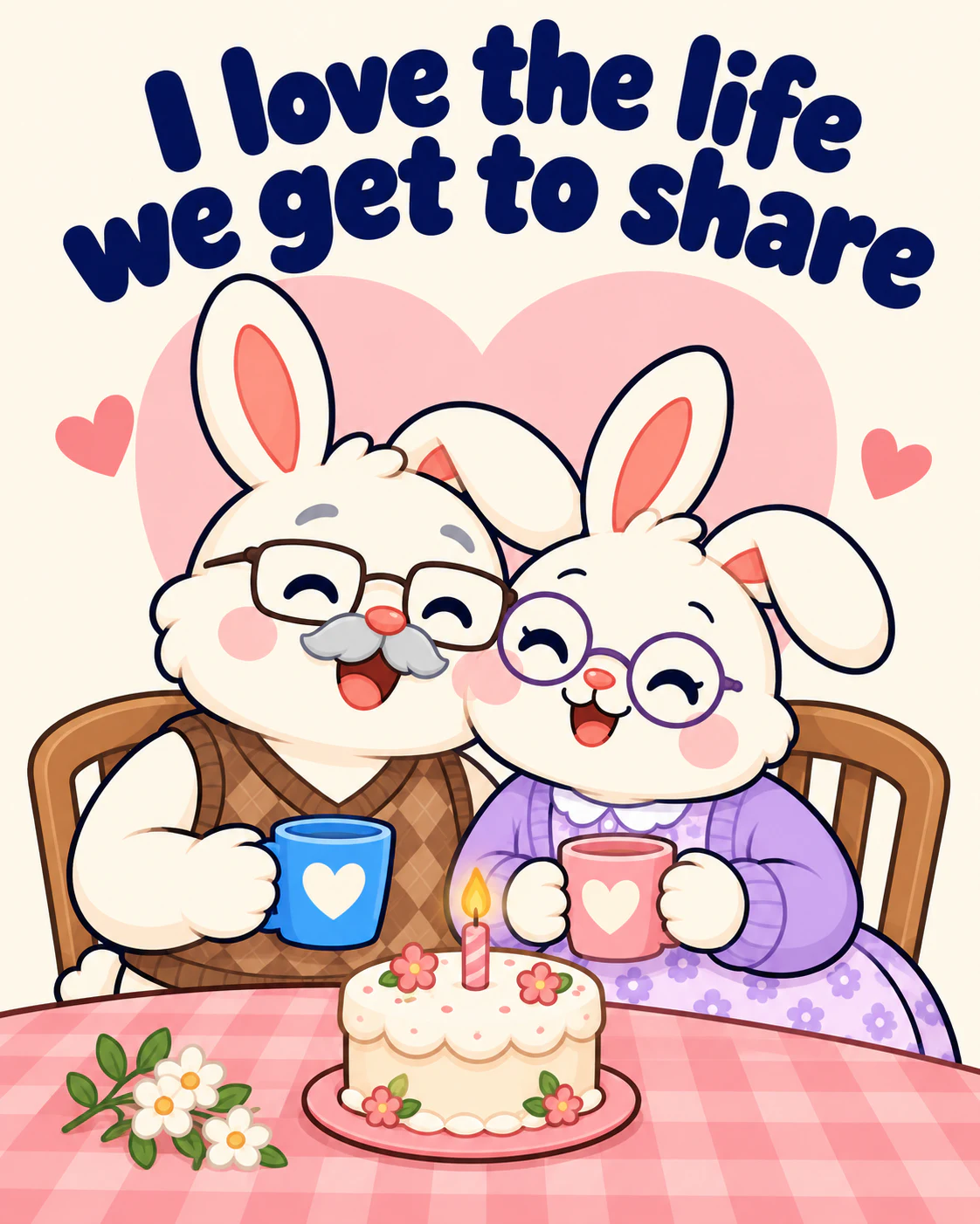 I love the life we get to share