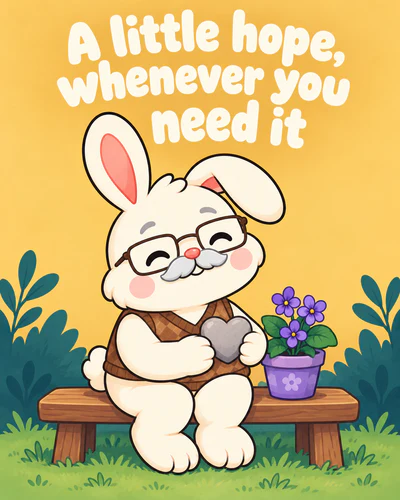 A little hope, whenever you need it