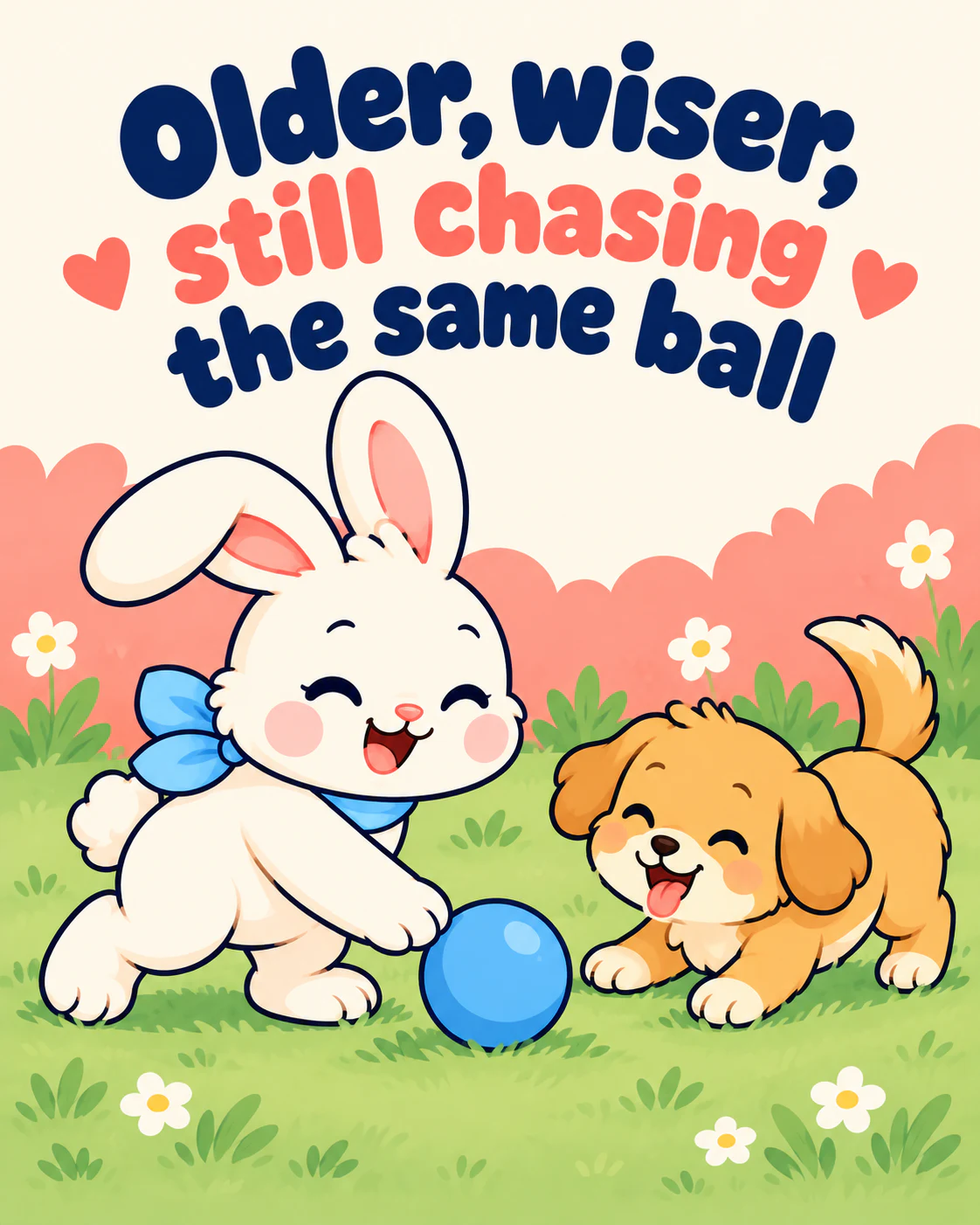 Older, wiser, still chasing the same ball
