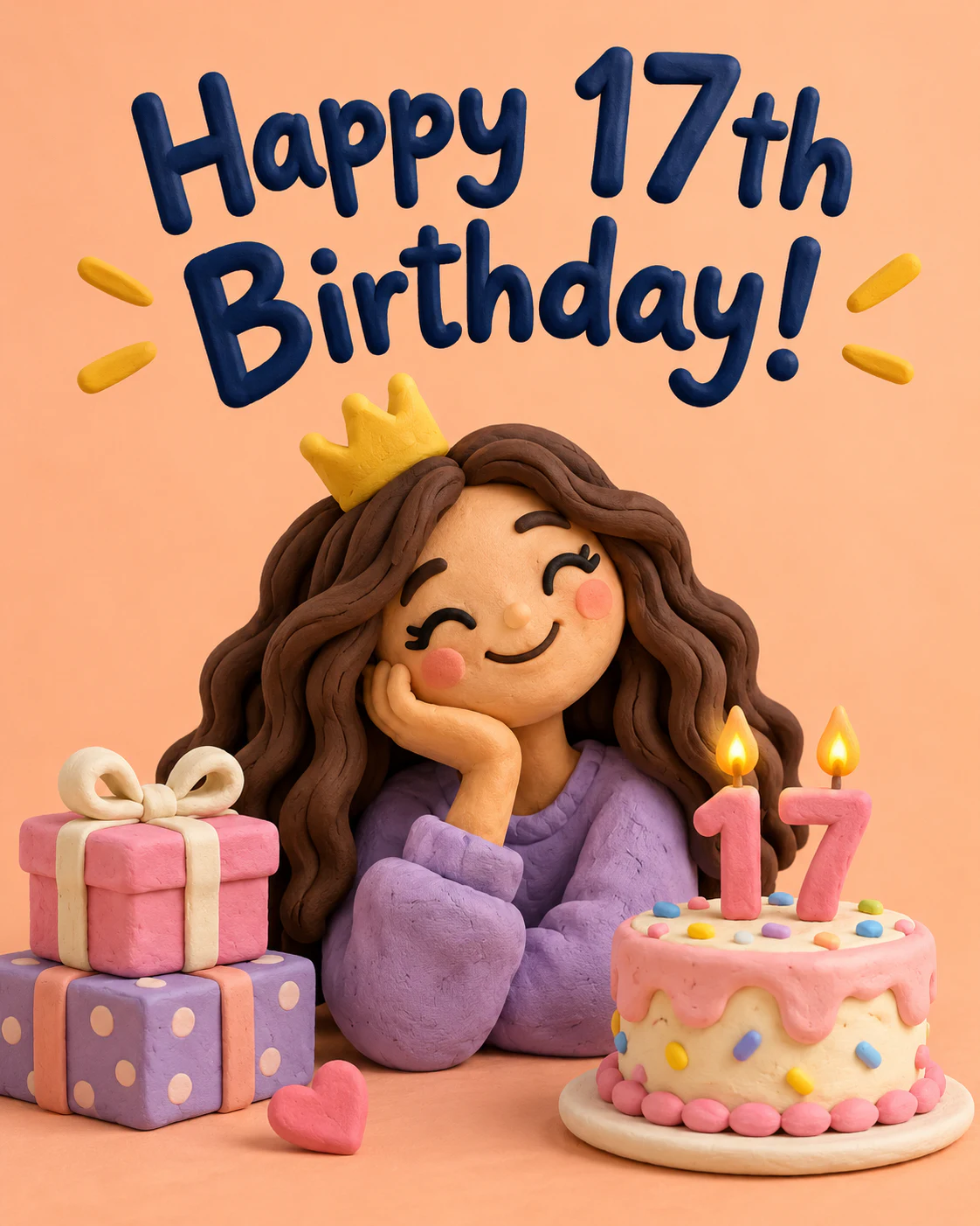 17th birthday ecard
