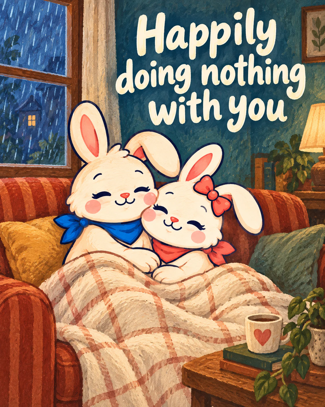 Happily doing nothing with you