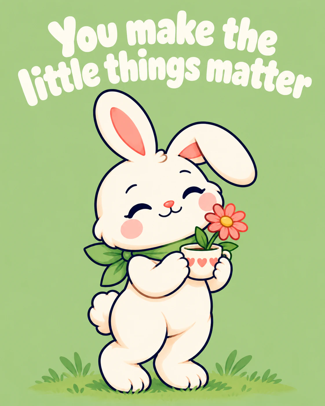 You make the little things matter