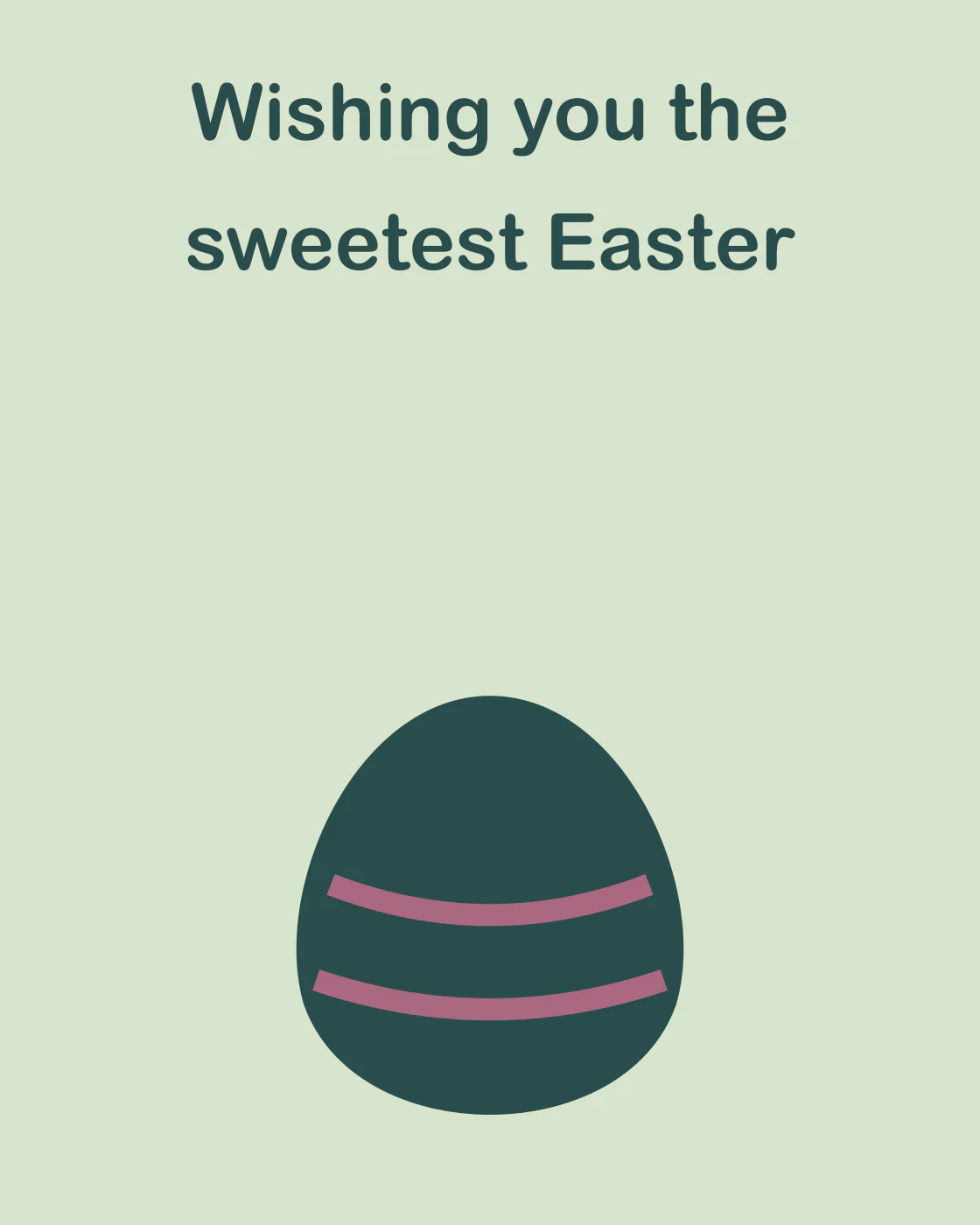 Wishing you the sweetest Easter