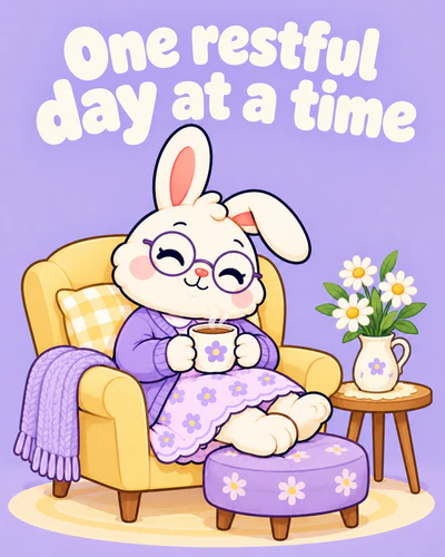 One restful day at a time