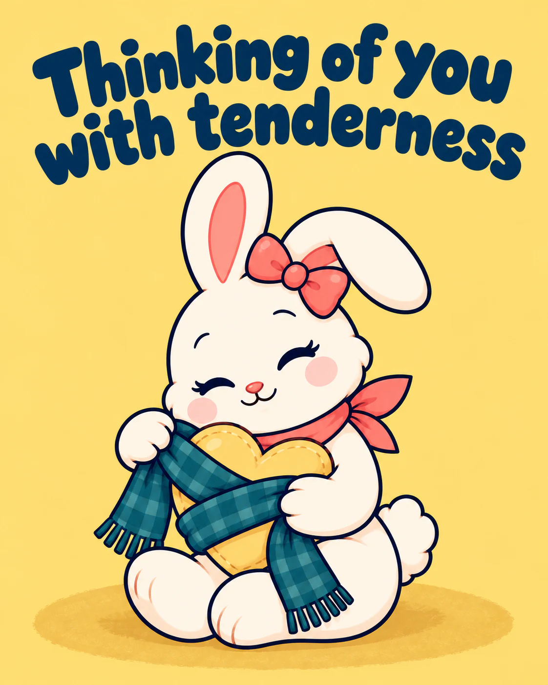 Thinking of you with tenderness