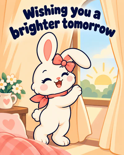 Wishing you a brighter tomorrow